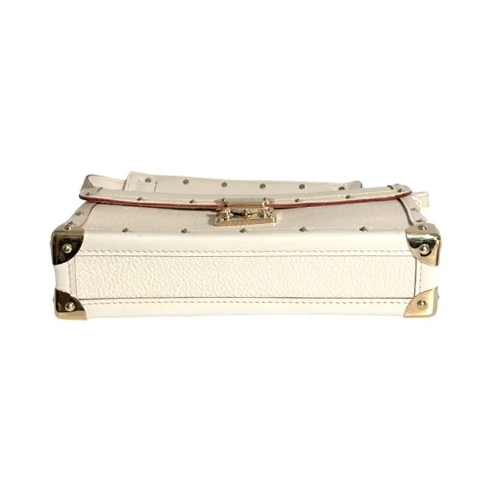 Louis Vuitton Suhali L'Aimable Leather Shoulder Handbag White (Ivory)